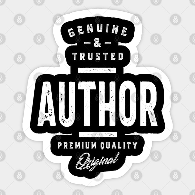 Genuine and Trusted Author Job Title Gift Sticker by cidolopez